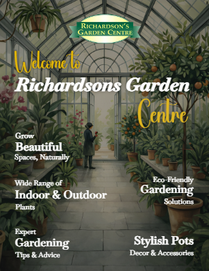 Richardsons Garden Centre magazine cover